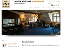 Tablet Screenshot of noah-studios.de